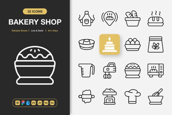 Bakery Shop Icons: A Practical Resource for Designers, Bakers, and Brand Builders