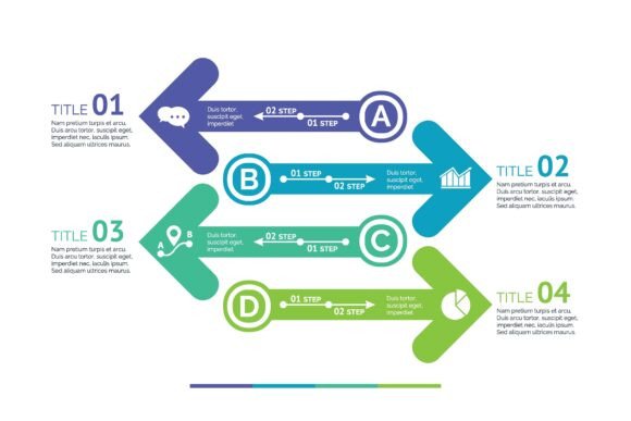 Busi’s Four Opposite Arrows Process Chart for Clear Business Communication