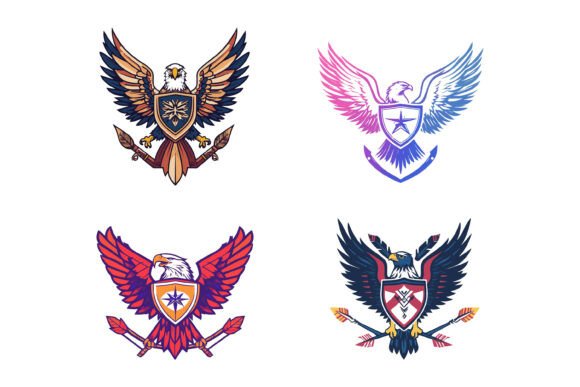 Channeling the Spirit of Raptors: The Design Power Behind Eagle, Hawk, and Falcon Logo Sets
