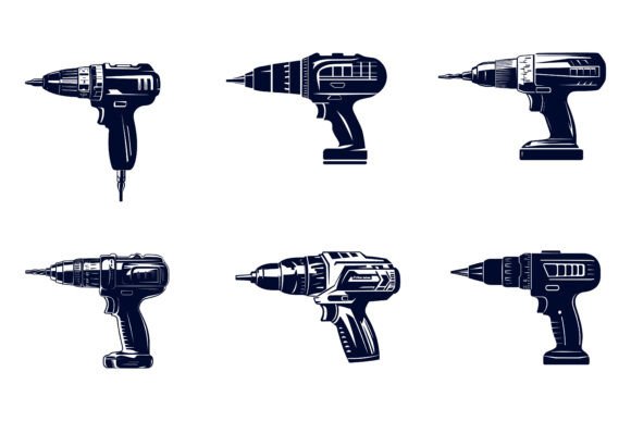 Evaluating the Cordless Drill Icon: Is This AI EPS Illustration Set Right for Your Project