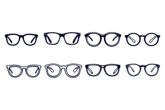 Glasses: A Precision Eyewear Illustration Library