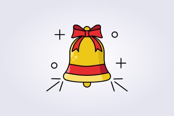 Jingle Bell Icon Vector Illustration: A Creative Asset for Everyday Visual Projects