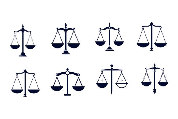 Scale Icon Set: Versatile AI & EPS Illustrations