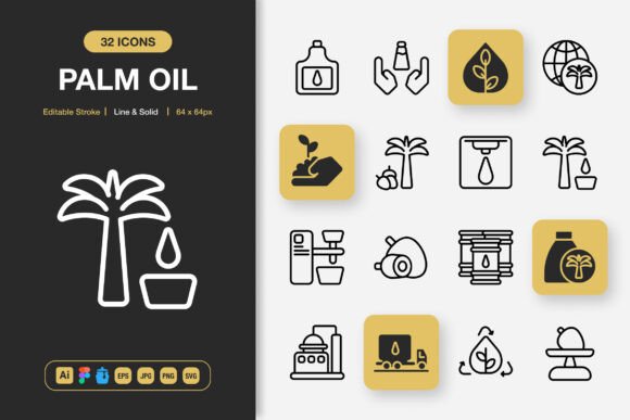 Selecting Visual Assets That Work: A Strategic Look at Palm Oil Icons