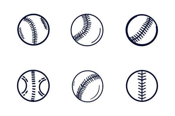 Set of 8 Sport Vintage Balls Icons: A Designer's Essential Resource