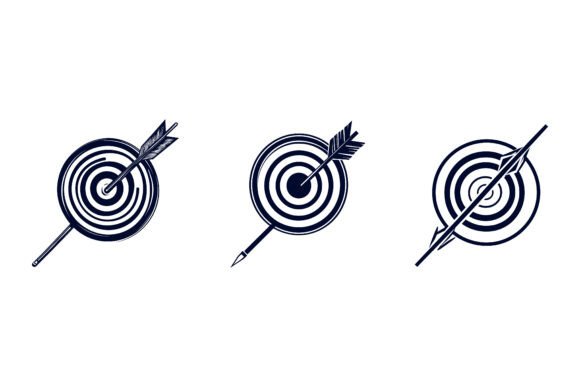 Set of Target: Precision Vector Illustrations That Elevate Your Projects