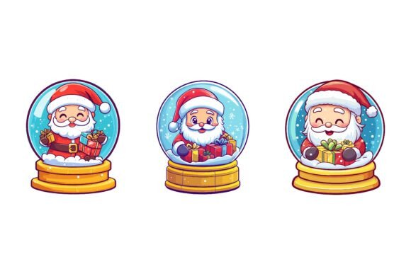 The Perfect Happy Cartoon Santa Claus AI EPS Illustration for Your Holiday Projects